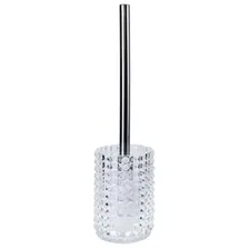Ёршик для унитаза Proffi Home Glass цвет прозрачный/серебро, SM-85323340