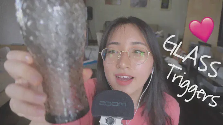 ASMR Textured Glass💎 Tapping and Scratching