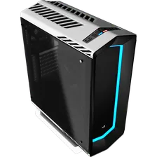 Корпус ATX Miditower AeroCool P7-C1 Tempered Glass white