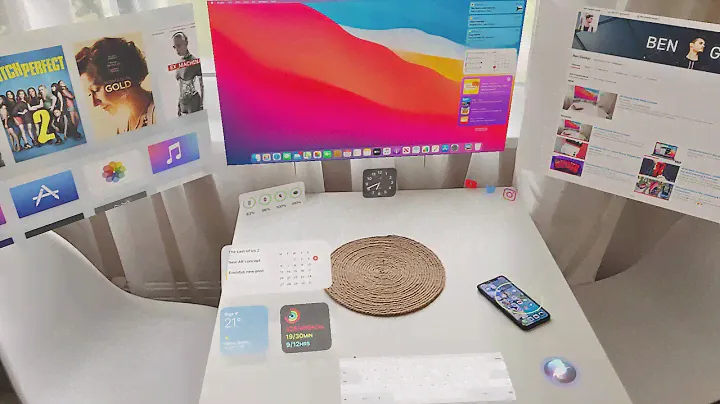 AR Glasses — Desk Setup — Concept 2