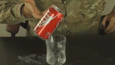 Coke Can Balancing on Edge of a Glass! Awesome Trick!