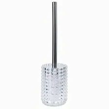 Ёршик для унитаза Proffi Home Glass цвет прозрачный/серебро бесцветный, серебристый