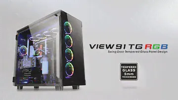 Thermaltake View 91 Tempered Glass Edition Super Tower Chassis Product Animation