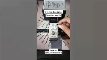 JOYO IRON MAN SERIES CLEAN GLASS AMP SIMULATOR. Link order: linktr.ee/jonimusicstore