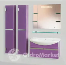 Мебель для ванной Gemelli Glass 04-108-P