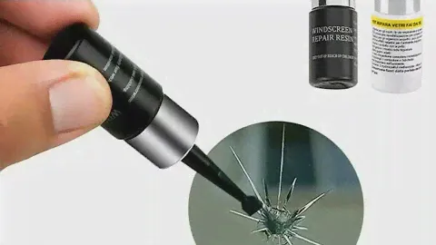 Cracked Automotive/Mirror Glass Nano Repair Fluid | Windshield Resin Crack Tool Kit