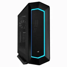 Корпус ATX AEROCOOL P7-C1 Big GLASS, Midi-Tower, без БП, черный [403049]