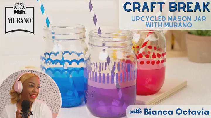 Transform Your Mason Jars with FolkArt Murano!
