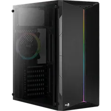 Корпус ATX Miditower AeroCool Split Tempered Glass Black