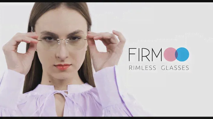Minimal in Design, Maximum On Style | Firmoo Rimless Glasses