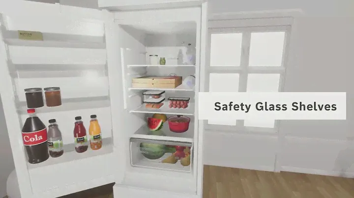 Bosch Refrigeration Features - Safety Glass Shelves