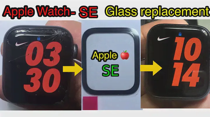 Apple Watch SE glass repair.glass only repair.