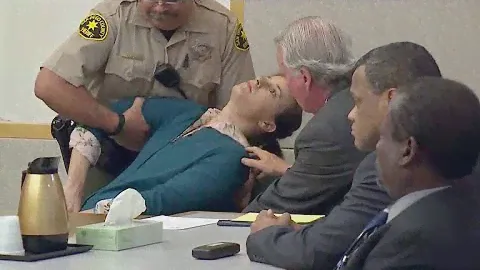 Defendant collapses in court after guilty verdict