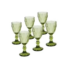Набор рюмок "Glass Ware" 6 шт. зеленый