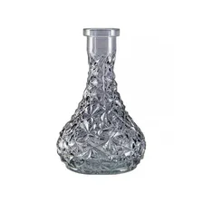 Колба Vessel Glass Кристалл Капля серый дым