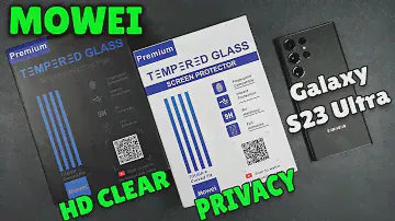 Mowei Galaxy S23 Ultra Tempered Glass Screen Protector With Liquid Adhesive