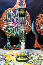 Бонг Grace Glass Hammer Series Funky Twist green
