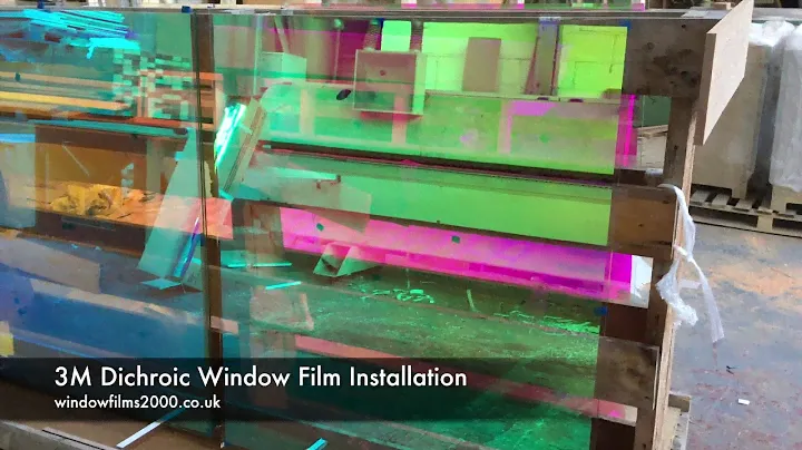 3M Dichroic Window Film Installation