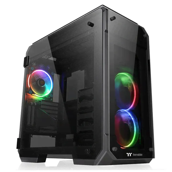 Корпус Thermaltake View 71 Tempered Glass RGB, Full-Tower, без БП, черный