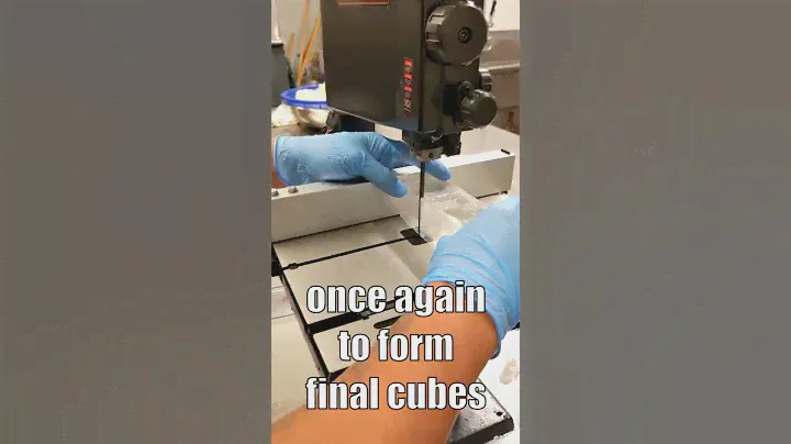 Hand Cut Clear Ice - Part TWO - Cutting The Final Cube