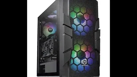 Обзор Thermaltake   Commander C33 Dual 200MM Fans Tempered Glass ATX Mid  Tower Chassis Unboxing