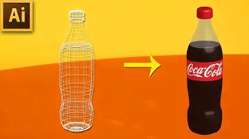 How to create 3D Coke Bottle in Illustrator