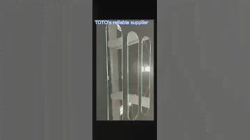 TOTO's reliable supplier --- Tempered glass shelf -- Jinghu Glass
