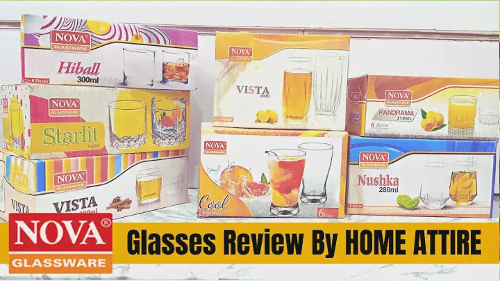 Drinking Glasses | Juice Glasses | Cocktail Glasses | Glassware | Nova Glass Set in Karachi